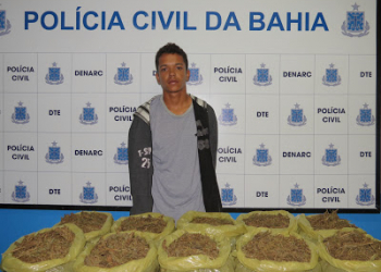 Coiteense é preso em Feira de Santana com 10 kg de maconha