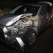 Carro de advogado fica parcialmente destruído depois de atropelar touro próximo a Tanquinho