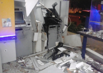 Caixa eletrônico é explodido e agência bancária fica destruída em Santanópolis