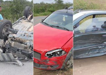 Três veículos se envolvem em acidente no trecho Coité/Serrinha