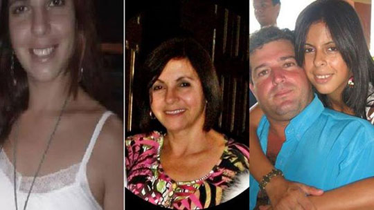 Quatro pessoas da mesma família morrem após carro capotar e cair em lago