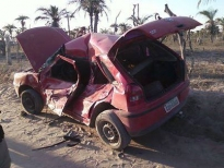 Monte Santo: colisão envolvendo Gol e caminhão pipa deixa uma pessoa morta e outra gravemente ferida