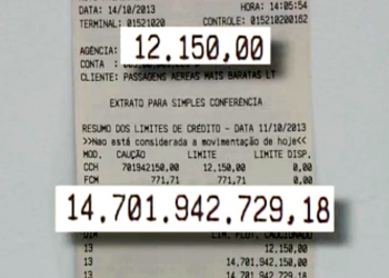 Caixa econômica erra e deposita R$ 14 bilhões na conta de empresário paranaense