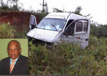 Vereador de Berimbau fica ferido em acidente na BR-101