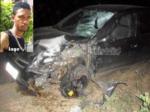 Motociclista morre em colisão com carro em Valente