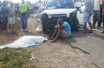 Motociclista morre em acidente que envolveu quatro veículo na BR 324, em Riachão do Jacuípe
