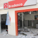 Bandidos fortemente armados explodem caixas eletrônicos do Bradesco de Nova Fátima