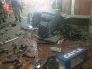 Serra Preta: caixa eletrônico é explodido no Distrito de Bravo