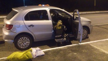 Segundo a PRF, veículo possui restrição de roubo/furto | Foto: Divulgação/DPRF 