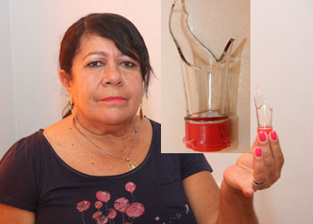 Delegada de Retirolândia mostra vidro usado por detento para ameaçar carcereiro e conta outra versão da fuga