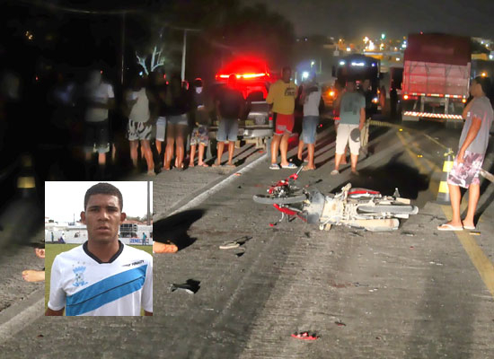 Jogador da seleção de Serrinha morre em acidente na BR 116