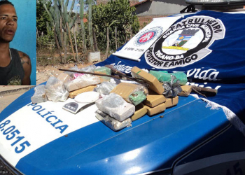 Tucano: Traficante é preso com ais de 20 kg de drogas