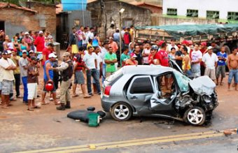 Mototaxista morre vítima de acidente de carro na BR 116