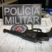 PM em Coité recupera moto roubada e prende em flagrante por porte ilegal de arma de fogo
