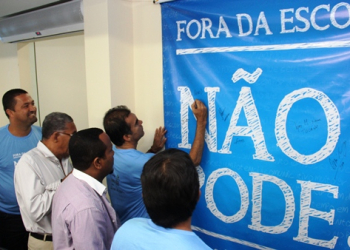 Coité – Campanha “Fora da Escola Não Pode” é assinada por prefeitos da Região Sisaleira