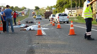 Casal morre atropelado na BR 324 em Feira de Santana