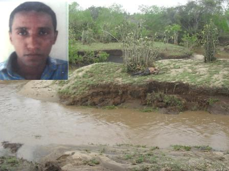 Motociclista é levado pela correnteza e encontrado morto em Valente