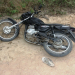 Moto suja de sangue é encontrada na estrada Coité/Aroeira