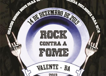 Próximo sábado tem show da Campanha Rock Conta Fome – 2013