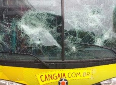 Ônibus da banda Cangaia de Jegue é depredado após show em Ipirá