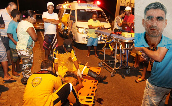 Coité – Homem é atropelado e transferido em estado grave – Veja o vídeo