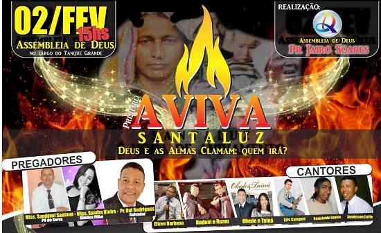 Assembleia de Deus Missão realiza o 1º Aviva Santaluz