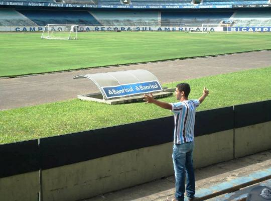Coiteense realizou sonho e virou ícone na torcida do Grêmio