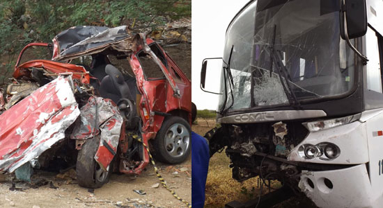 Eletricista jacuipense morre ao colidir veículo com ônibus na BR 324