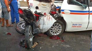 Carona de moto envolvida no engavetamento na BR 116 morre no Hospital Clériston Andrade