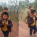 China: pai anda 28km para levar seu filho deficiente à escola, todos os dias