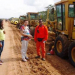 Deputada Fátima Nunes visita obra de construção asfáltica do trecho Biritinga/Nova Soure