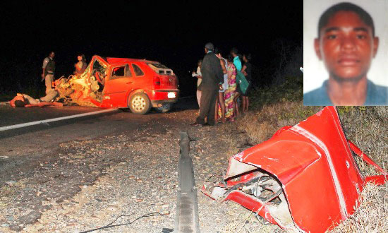 Filho de ganhadora da Mega Sena morre em acidente na BR-116