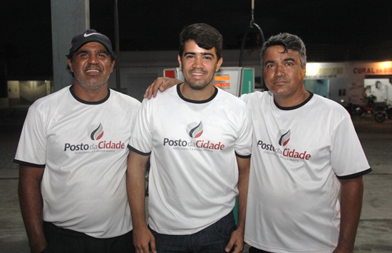 Marcelo Boaventura, Caio Boaventura e seu pai Cláudio Boaventura.