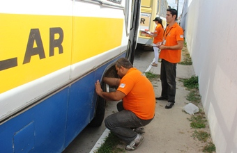 26ª CIRETRAN realiza vistoria no transporte escolar de Conceição do Coité