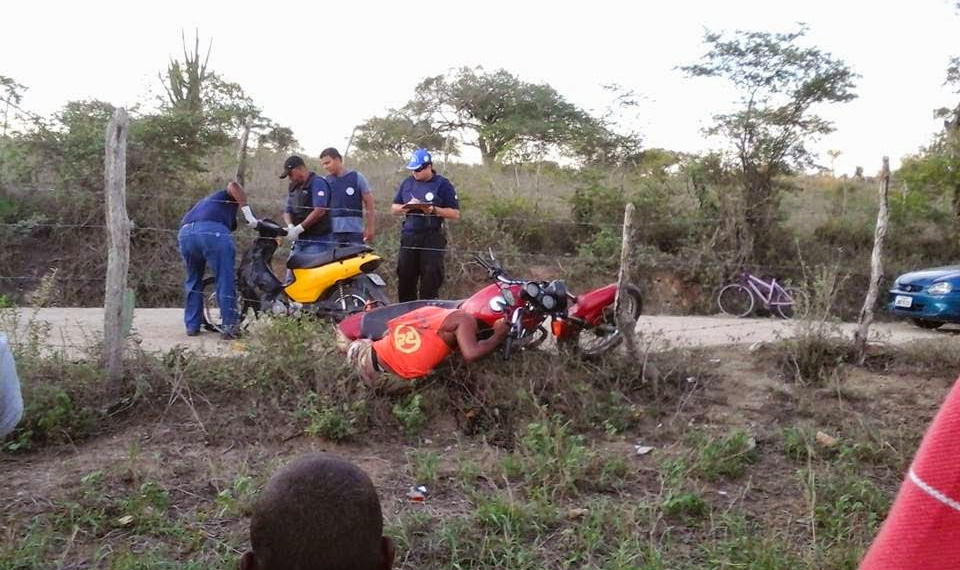 Teofilândia – Um morto e dois feridos em colisão de motos