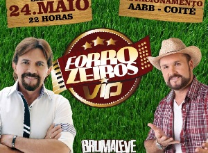Começam as vendas de ingressos para o forró com Brumaleve, Estakazero e Adelmario Coelho