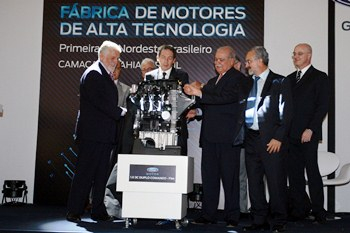 Ford inaugura em Camaçari a primeira fábrica de motores do Nordeste