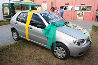 carro do sorteio da ascoob - itapicuru