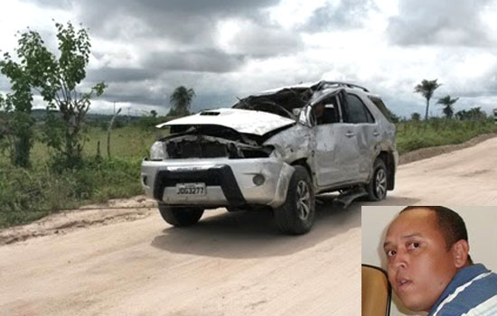 Empreiteiro de Barrocas morre no Hospital Clériston Andrade depois de capotar Hilux em estrada vicinal
