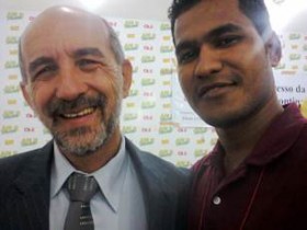Luscielio e o deputado  Alvaro Gomes