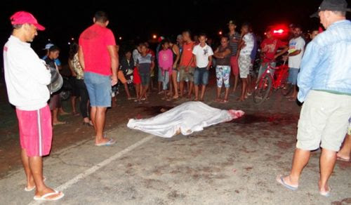 Animal solto provoca acidente com morte em Caldas do Jorro