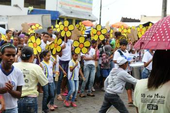 Município realiza Caminhada de combate ao Abuso e a Exploração Sexual de Crianças e Adolescentes