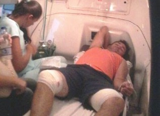 Comerciante leva três tiros em tentativa de assalto