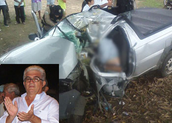 Morre vítima de acidente na BR 110 ex-prefeito de Antas-BA Agnaldo Felix