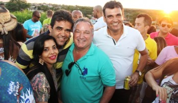 Carletto durante tradicional Lavagem de Queimadas