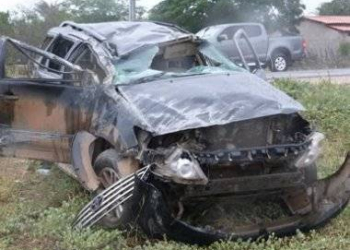 Candidato a deputado pelo PMDB se envolve em acidente próximo a Capim Grosso