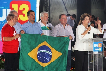 Salvador – Convenção de Rui Costa com presença de Lula e Dilma reuniu cerca de 15 mil pessoas
