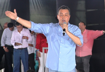 Salvador – Convenção de Rui Costa com presença de Lula e Dilma reuniu cerca de 15 mil pessoas