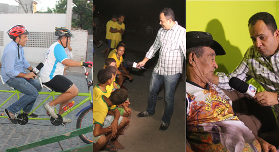 Equipe da Record Bahia grava em Coité e Valente matérias de repercussão no Calila