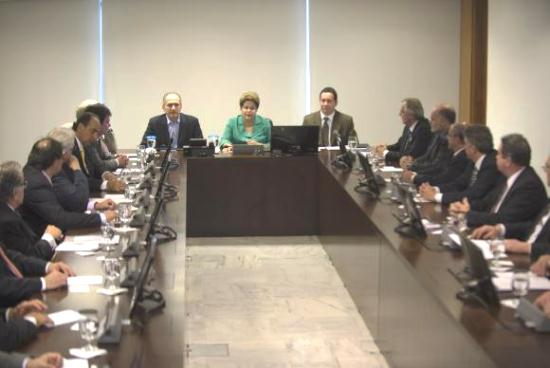 Presidentes de Clubes brasileiros se reuniram com  Dilma Rousseff; entre eles o coiteense Vandick Lima do Paysandu